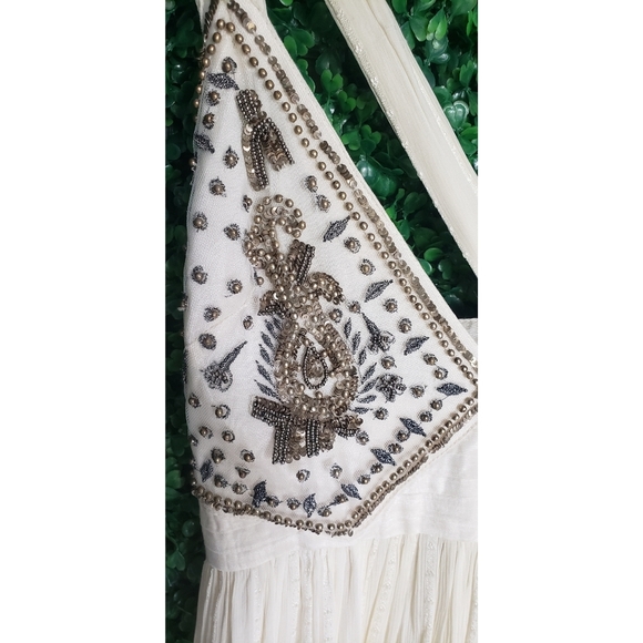 59. Anthropologie Zvezda Embellished Maxi Dress - Picture 9 of 11